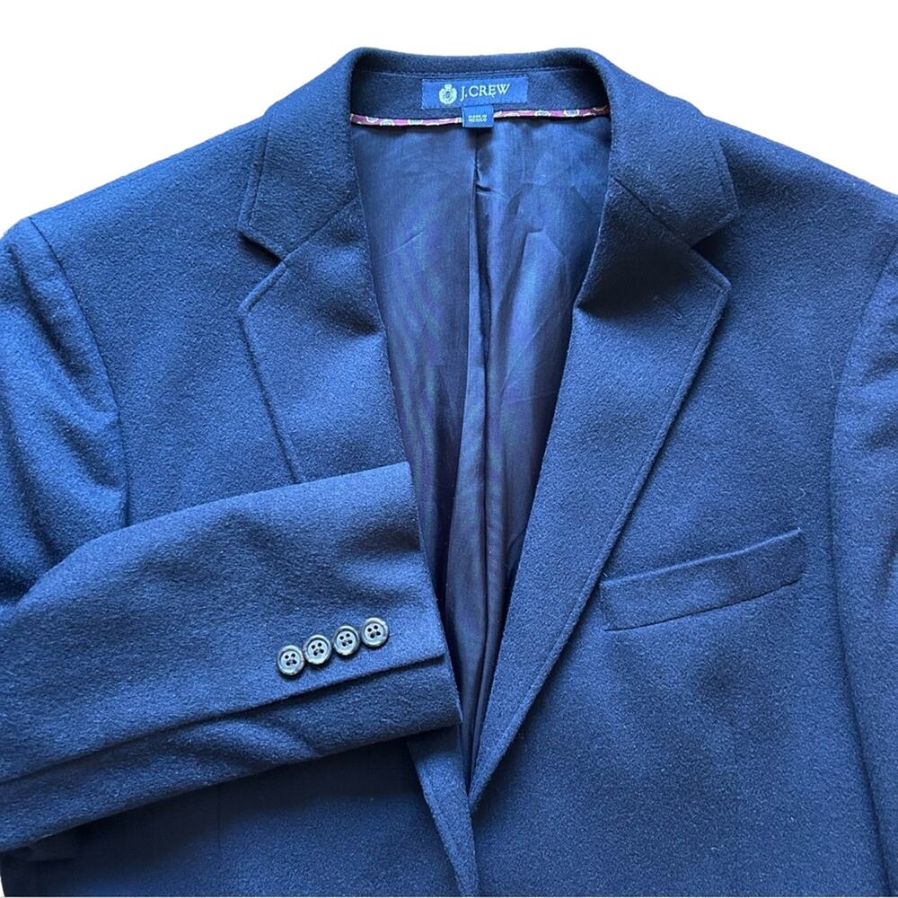 J. Crew Cashmere Legacy Sportcoat blazer Navy size 40R Vintage Classic